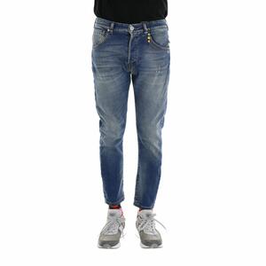 JEANS BAGGY AZZURRO